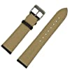 TStrap Leather Watch Straps - Soft Black Brown Alligator Watch Band Replacement - Military Watch Straps for Men Women - Smart Watch Bracelet Clasp - 14mm 16mm 18mm 19mm 20mm 21mm 22mm 24mm #1