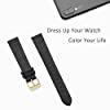 WOCCI Elegant Watch Straps, Genuine Leather Replacement Bands, Stainless Steel Buckle, 8mm 10mm 12mm 14mm 16mm 18mm 20mm #1