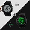 Mens Sports Digital Watches - Outdoor Waterproof Sport Watch with Alarm/Timer, Big Face Military Wrist Watches with LED Backlight for Running Men - Black by VDSOW #2
