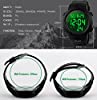 Mens Sports Digital Watches - Outdoor Waterproof Sport Watch with Alarm/Timer, Big Face Military Wrist Watches with LED Backlight for Running Men - Black by VDSOW #4